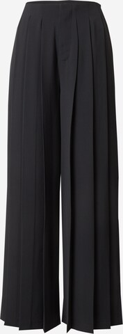 millane Wide leg Broek 'Corinna' in Zwart: voorkant