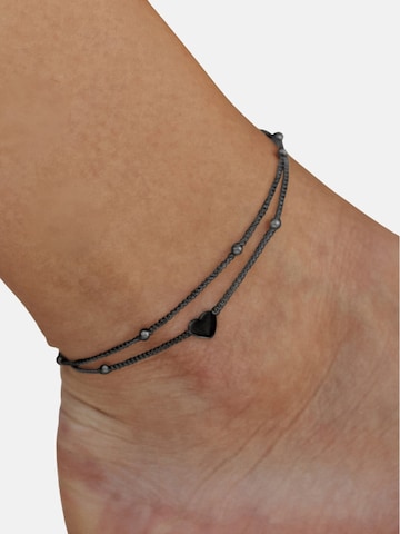 Bijoux de pied GOOD.designs en noir : devant
