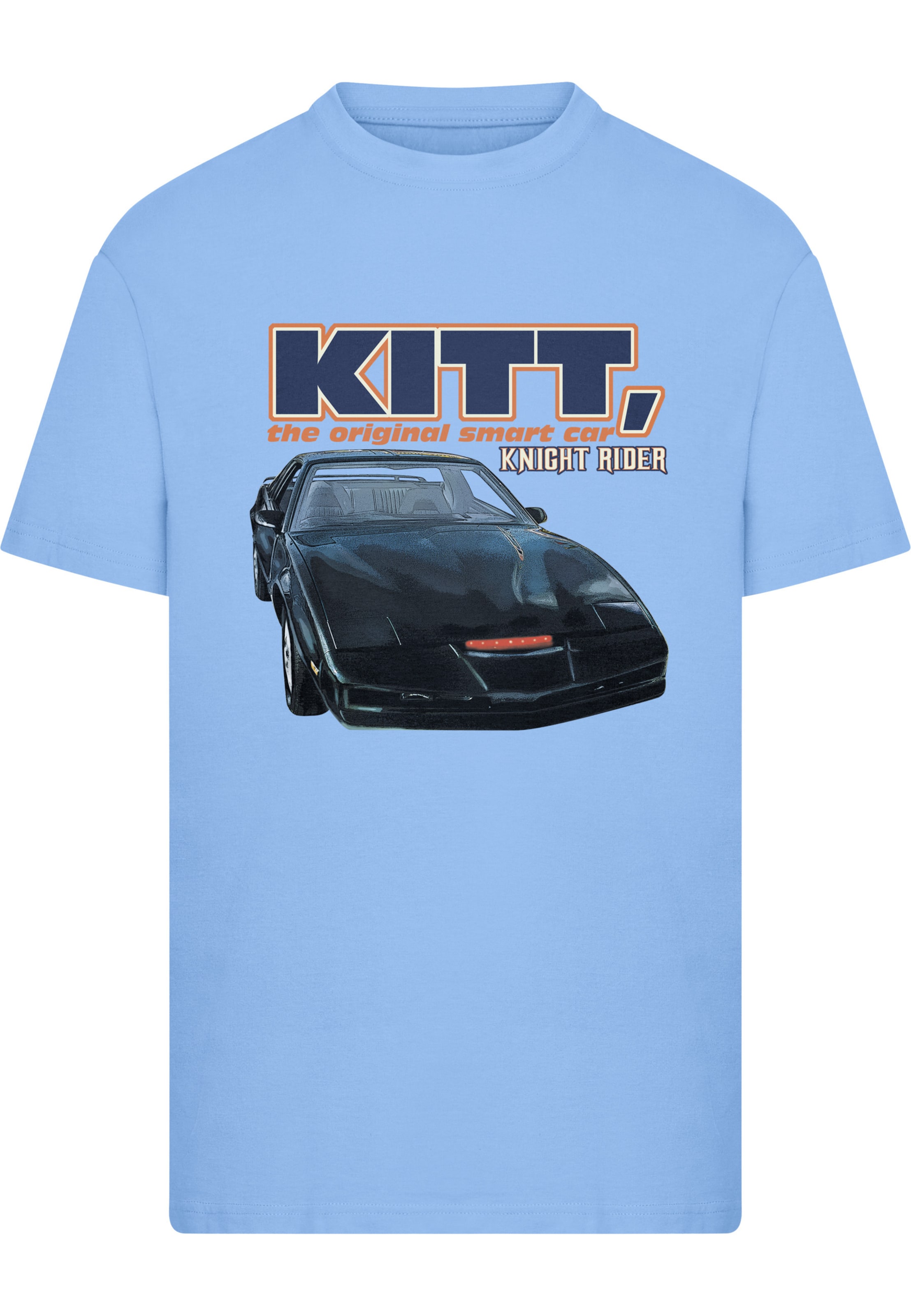 Merchcode Póló 'Knight Rider Kitt' - kék: elől