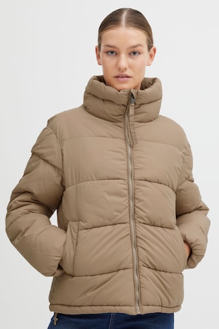 Oxmo Winter Jacket 'Bodila' in Brown: front