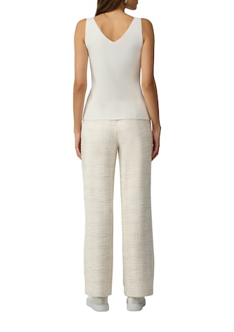 Wide Leg Pantalon s.Oliver BLACK LABEL en beige