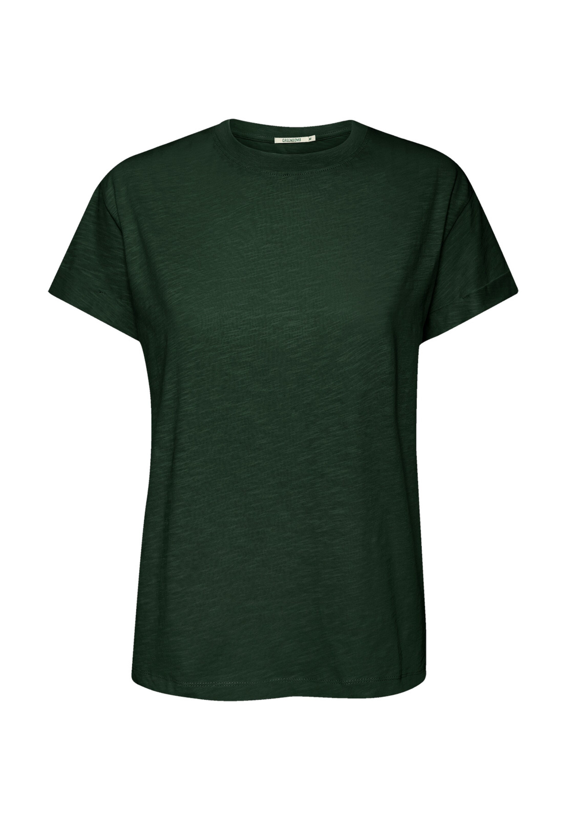 T-shirt 'Stop' GREENBOMB en vert : devant