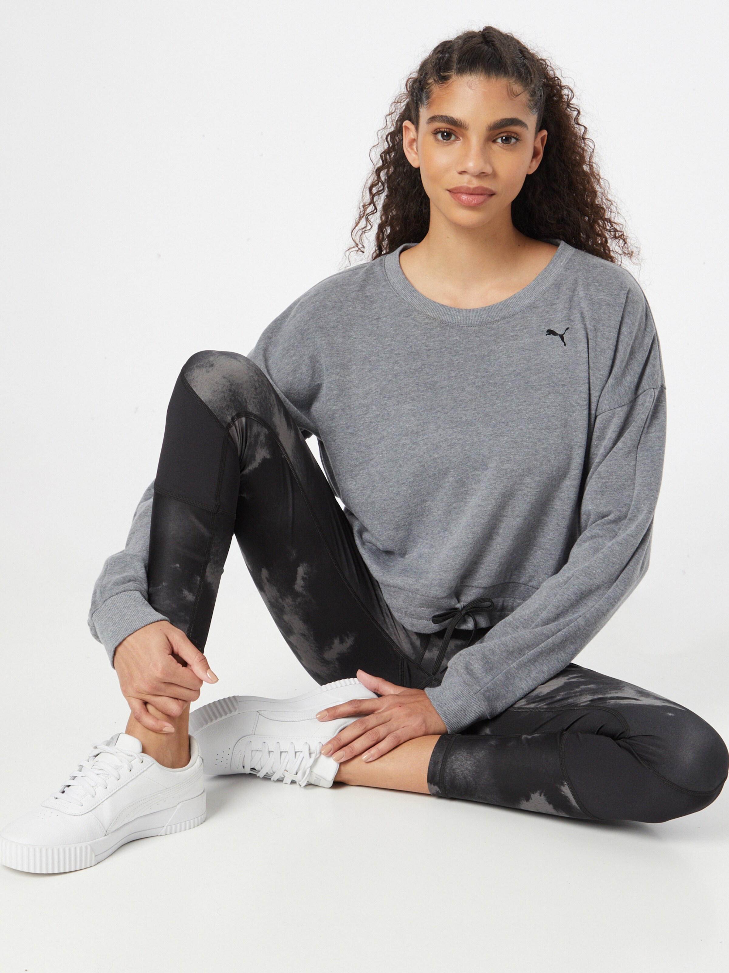 Frauen Sportarten PUMA Sportsweatshirt in Graumeliert - HP39824 Frauen Sportarten PUMA Sportsweatshirt in Graumeliert - HP39824