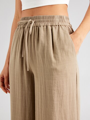 SELECTED FEMME Wide Leg Hose 'SLFVIVA' in Grün