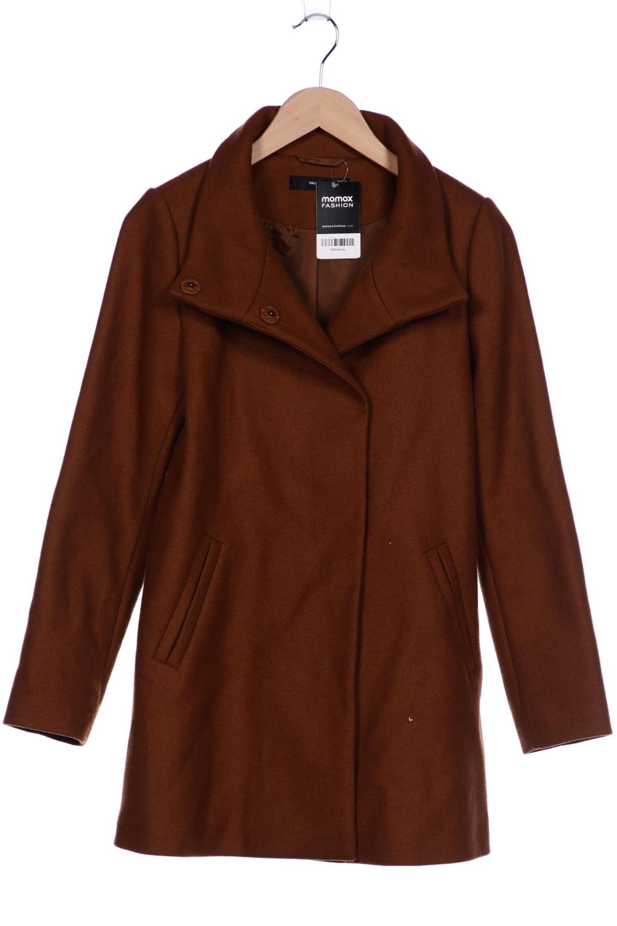 Bordeaux Wollmantel Hallhuber Mantel Rot Volumenkragen Hallhuber M