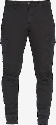 Le Temps Des Cerises Tapered Chinohose 'Koge' in Schwarz: Vorderseite