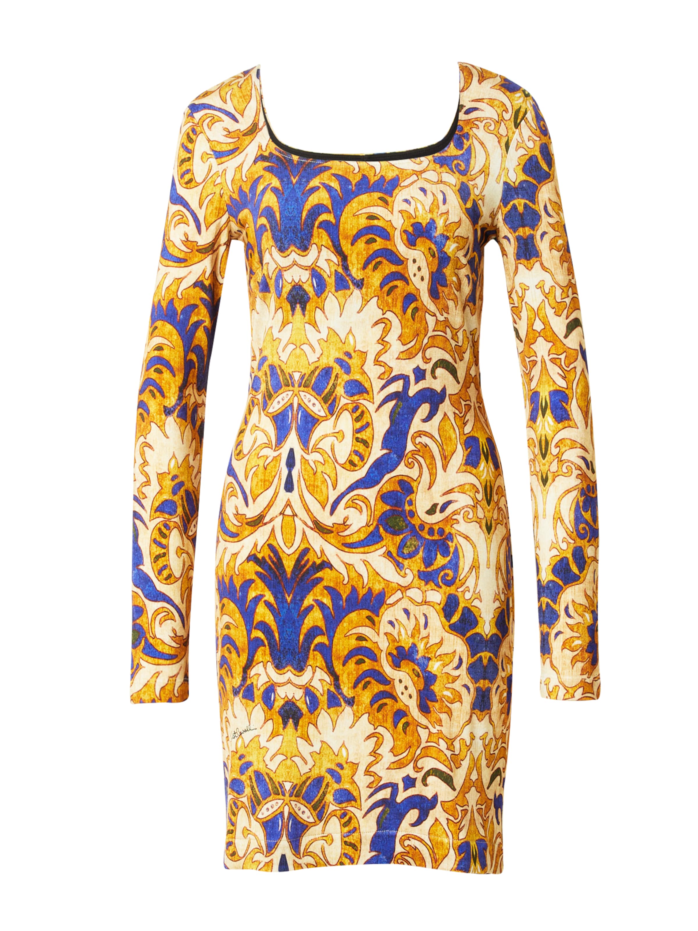 Just Cavalli Šaty - Zlatá: predná strana