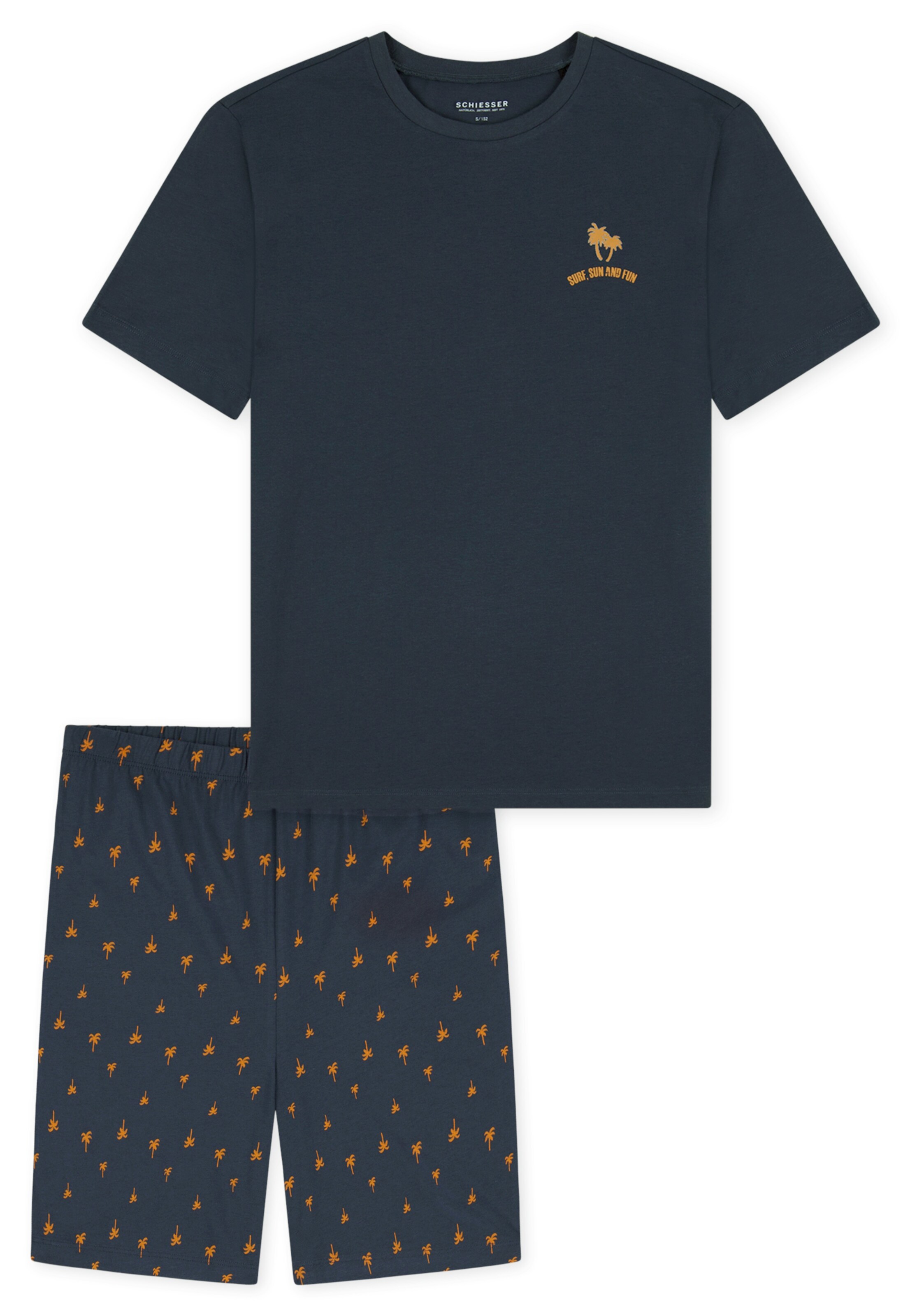 SCHIESSER Shorty in Orange: Vorderseite