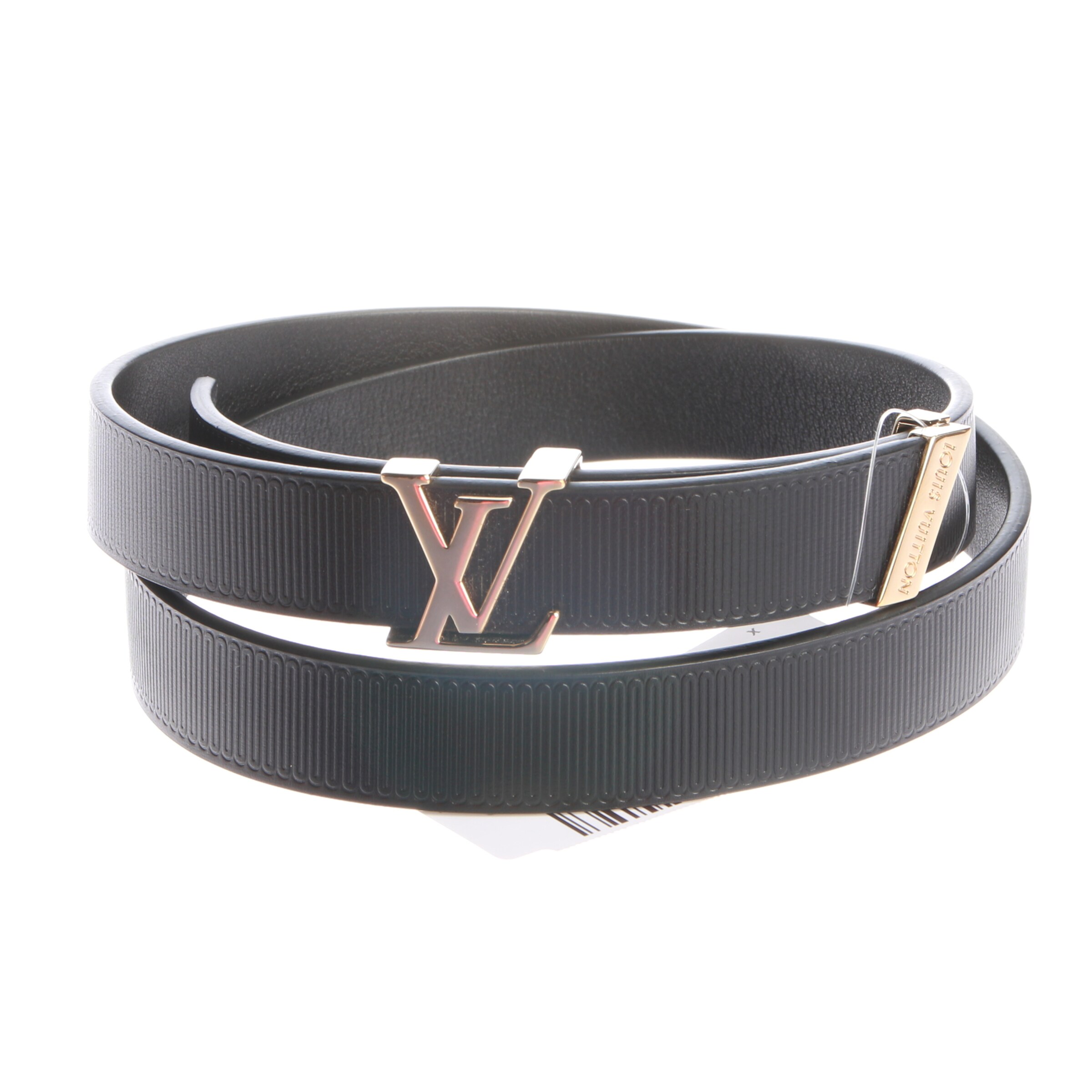 Louis Vuitton Gürtel S in Schwarz: Vorderseite