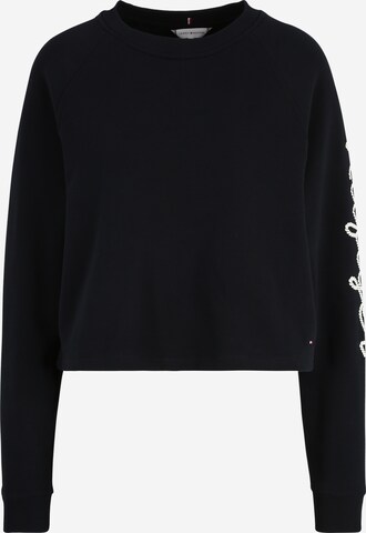 Sweat-shirt TOMMY HILFIGER en bleu : devant