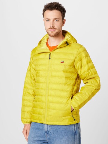 LEVI'S ® Between-Season Jacket 'Presidio Pkbl Hooded Jkt' in Yellow: front