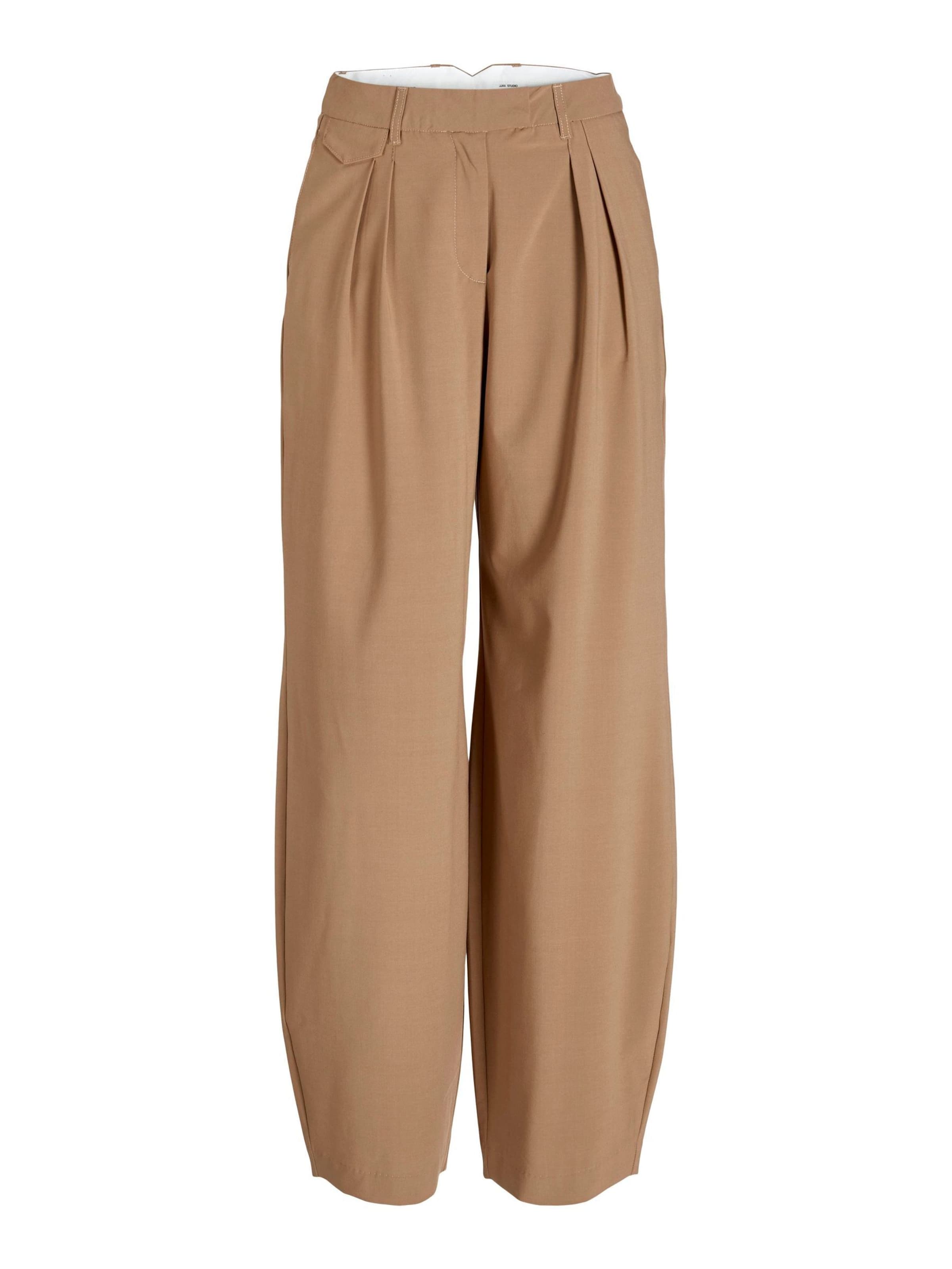 JJXX Tapered Pantalon in Bruin: voorkant