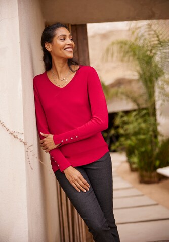heine Sweater in Red: front