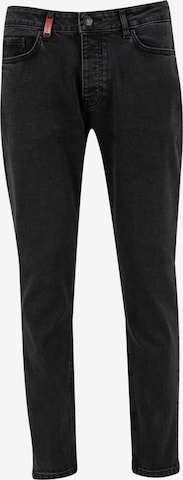 Slimfit Jeans di 2Y Premium in nero: frontale