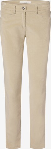 BRAX Regular Broek 'Shakira' in Beige: voorkant