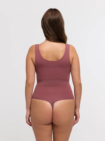 Body modellante 'Tank Sculpting Bodysuit with String' di cfab in lilla
