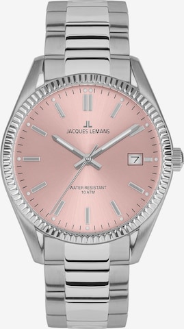 Jacques Lemans Analog watch in Pink: front