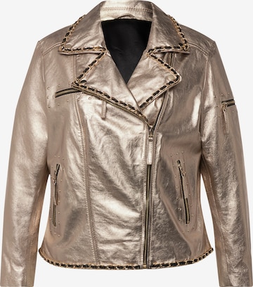 Angel of Style Between-Season Jacket in Gold: front