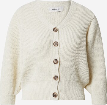 Cardigan 'Ruth' modström en beige : devant