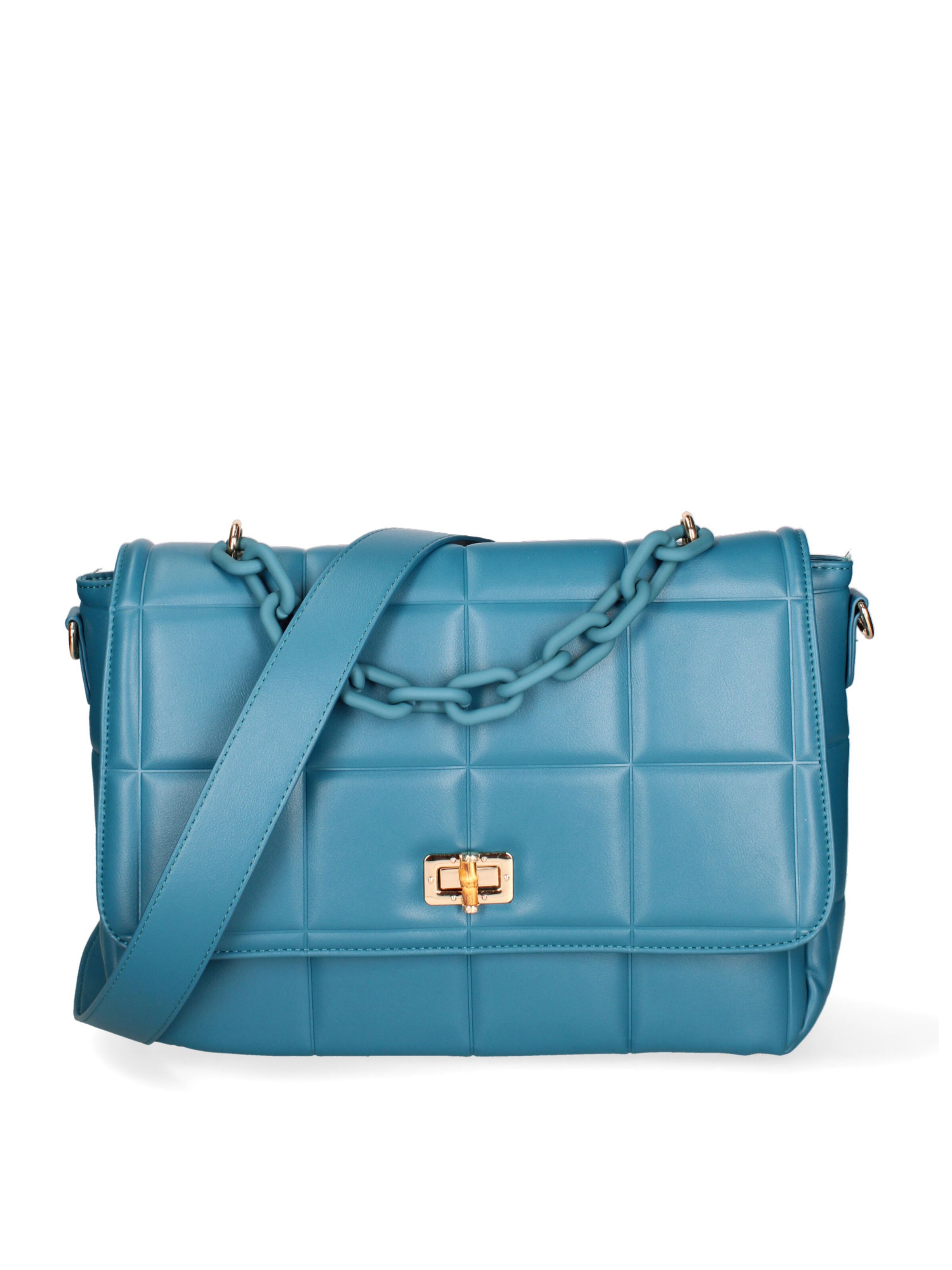 Borsa a mano 'Borsa a mano Solange ecopelle vegana con catena - Diana & Co' di Diana&Co. in verde