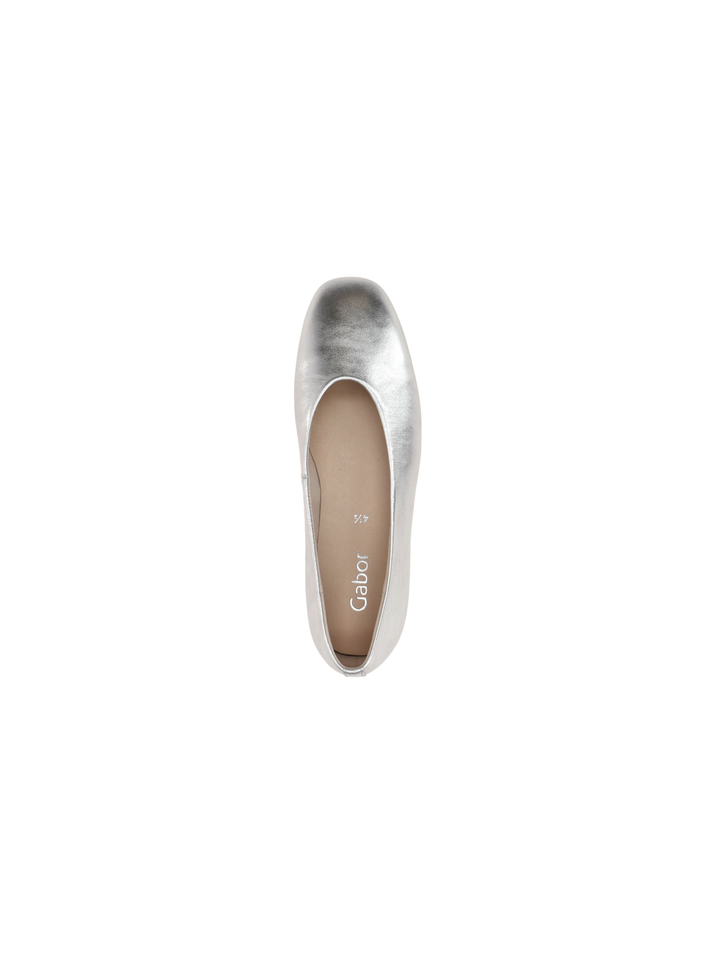 GABOR Ballet Flats in Silver