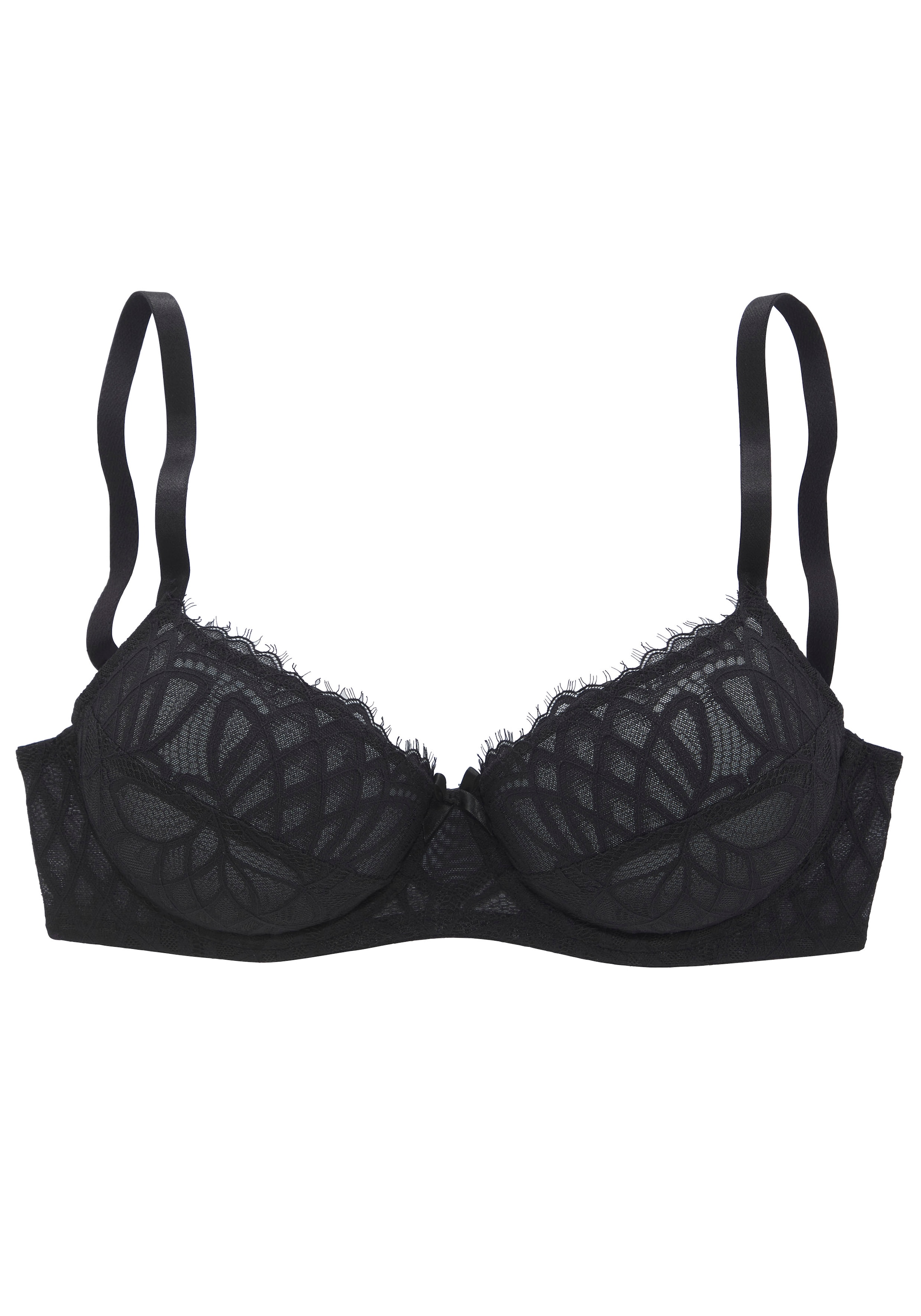 LASCANA Push-up BH i sort: forside