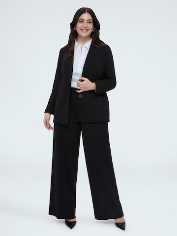 Wide Leg Pantalon Fiorella Rubino en noir