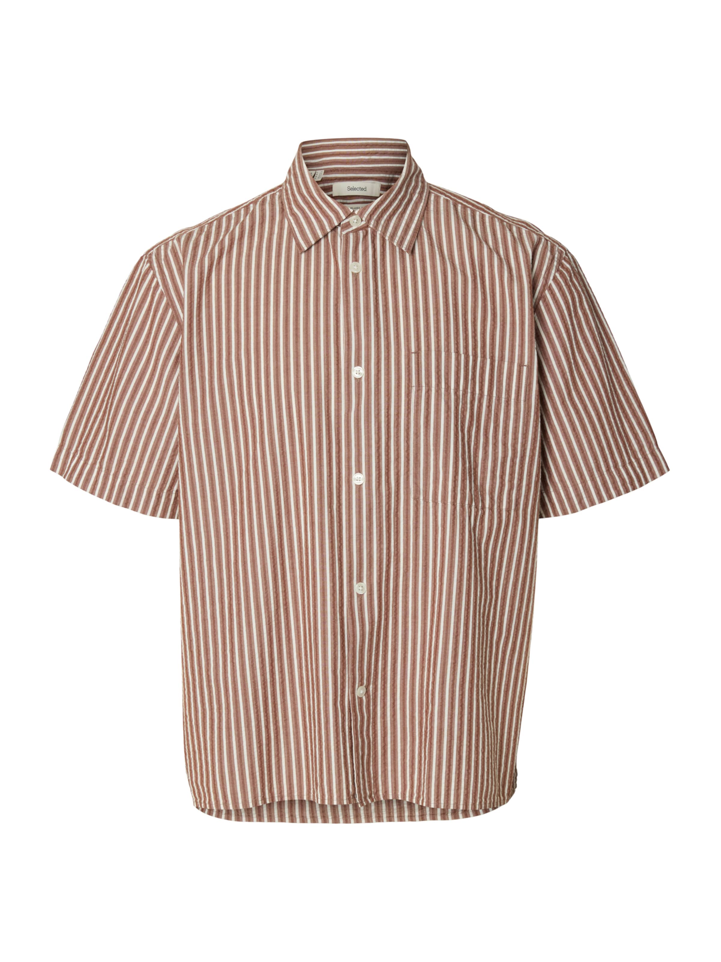 SELECTED Paita 'SLHRLXSTUART' värissä ruskea: etupuoli