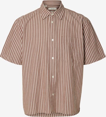 SELECTED Paita 'SLHRLXSTUART' värissä ruskea: etupuoli