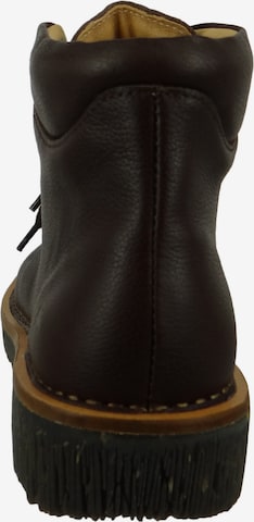 EL NATURALISTA Lace-Up Ankle Boots in Brown