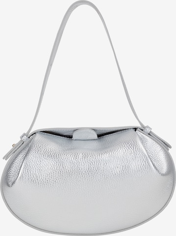 NAEMI Handbag in Silver: front