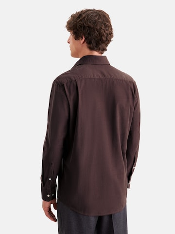 SEIDENSTICKER Regular fit Button Up Shirt in Red
