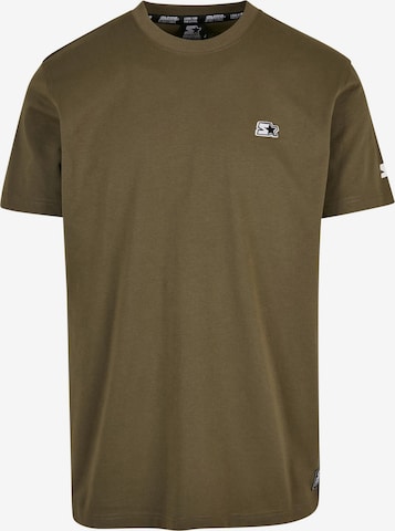 T-Shirt 'Essential' Starter Black Label en vert : devant