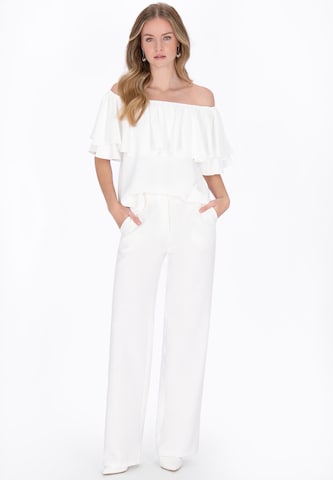 DreiMaster Klassik - Blusa en blanco