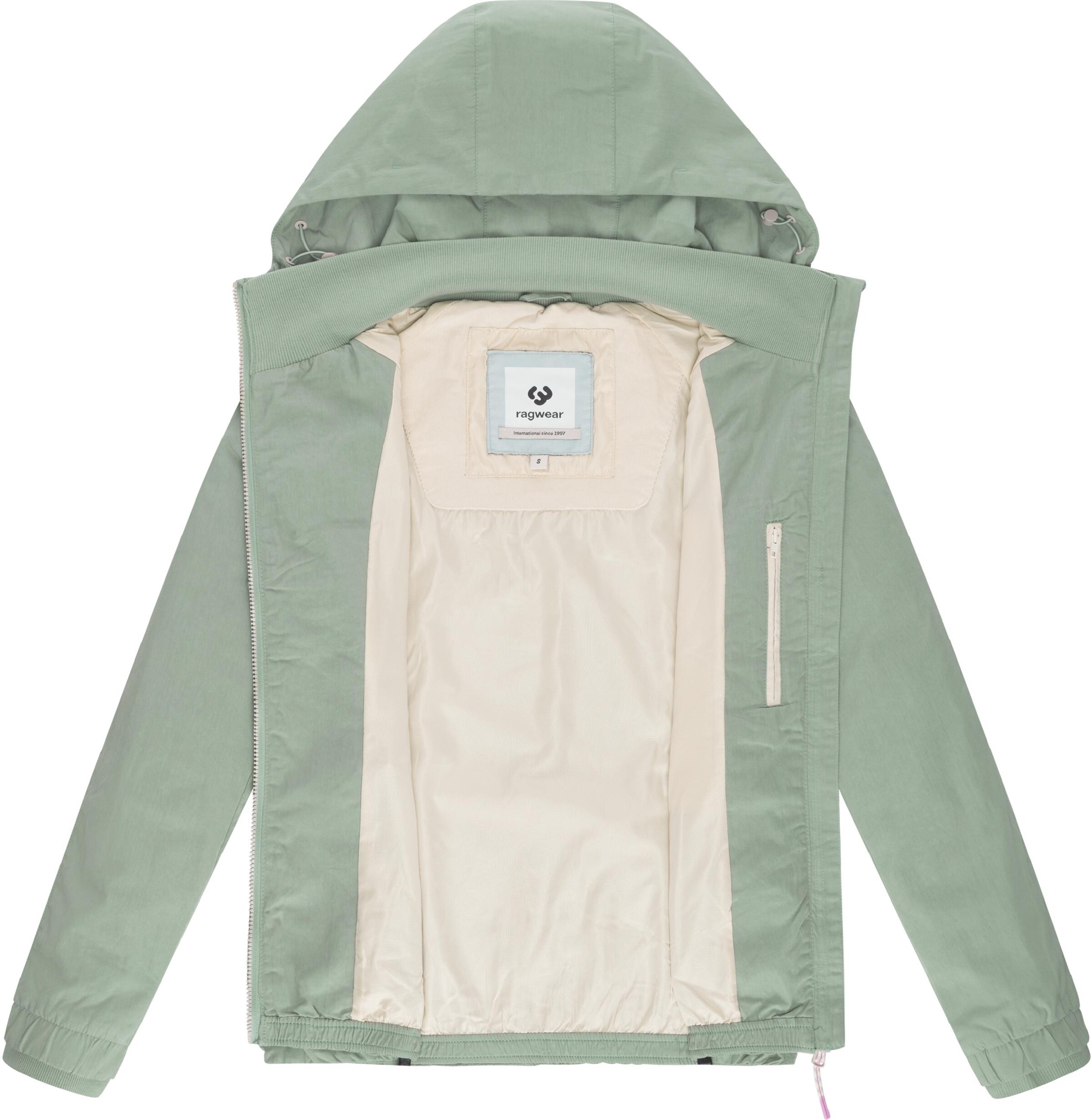 Ragwear Weatherproof jacket 'Dizzie' in Green
