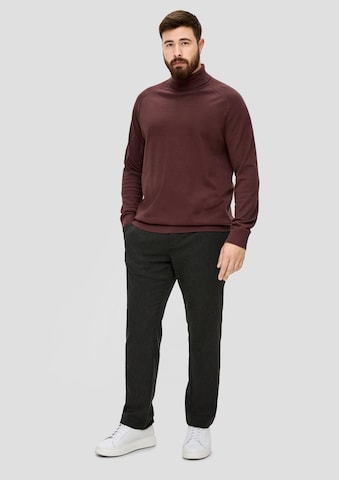 s.Oliver Men Big Sizes Pullover in Braun