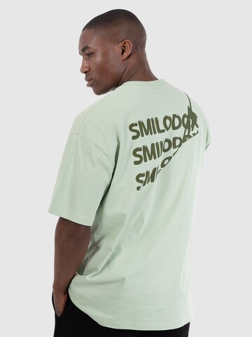 T-Shirt fonctionnel 'Malin' Smilodox en vert : devant