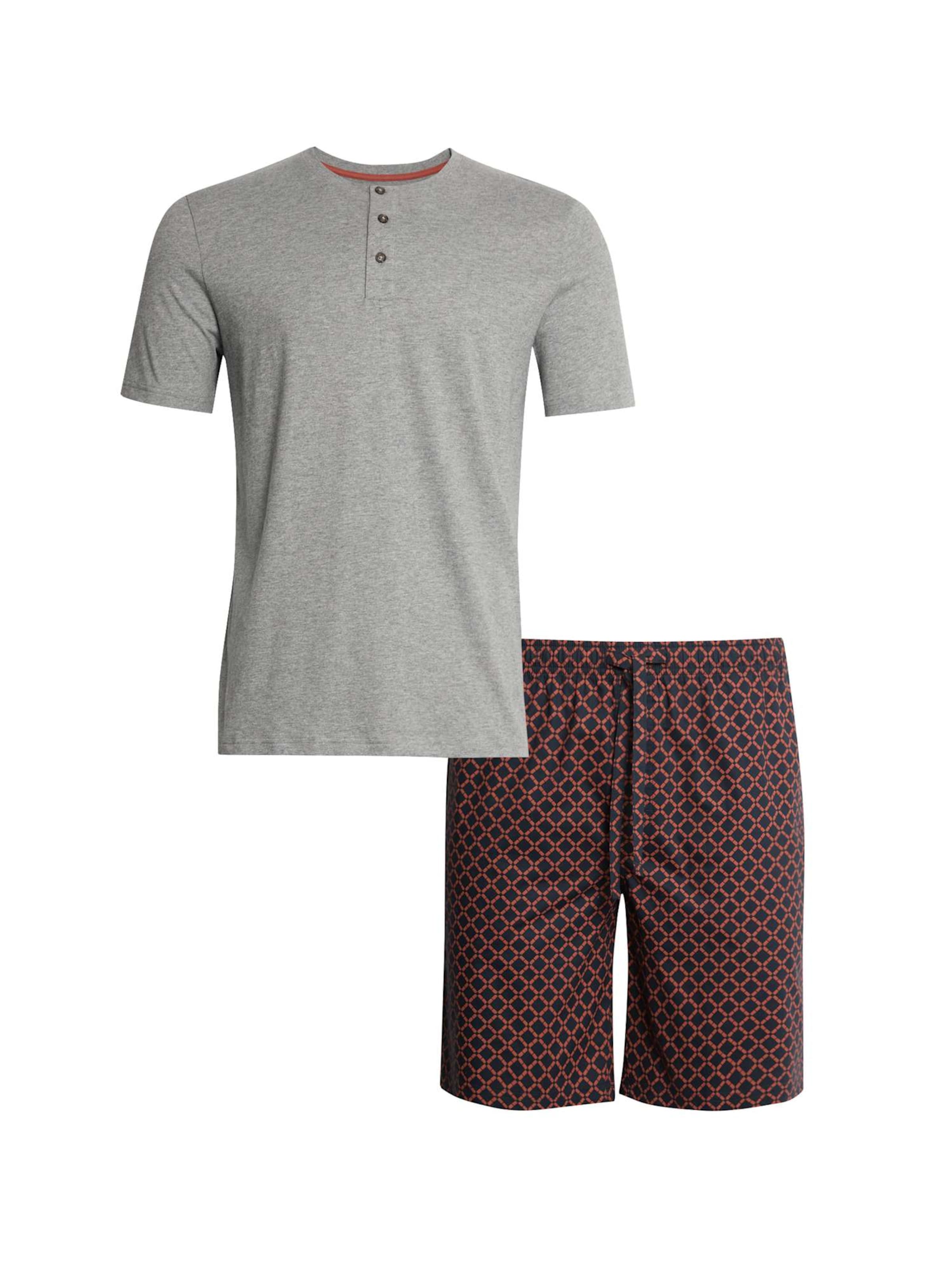 Pyjama court Marks & Spencer en gris : devant