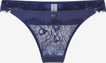 LingaDore Thong in Blue: front