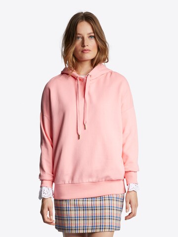 Sweat-shirt Rich & Royal en rose : devant