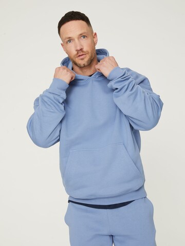 DAN FOX APPAREL Sweatshirt 'Dean' (GOTS) in Blau: predná strana