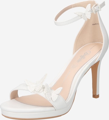 BUFFALO Sandal 'MARY' in White: front