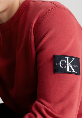 Calvin Klein Jeans Sweatshirt in Red