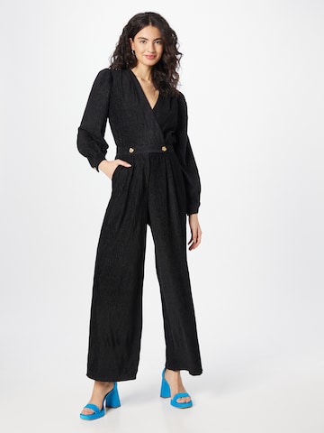 FRNCH PARIS Jumpsuit 'RACHELLE' in Zwart: voorkant