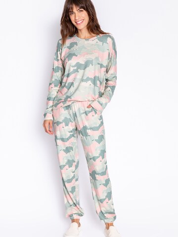 PJ Salvage Pajama ' Country Camo ' in Mixed colors: front