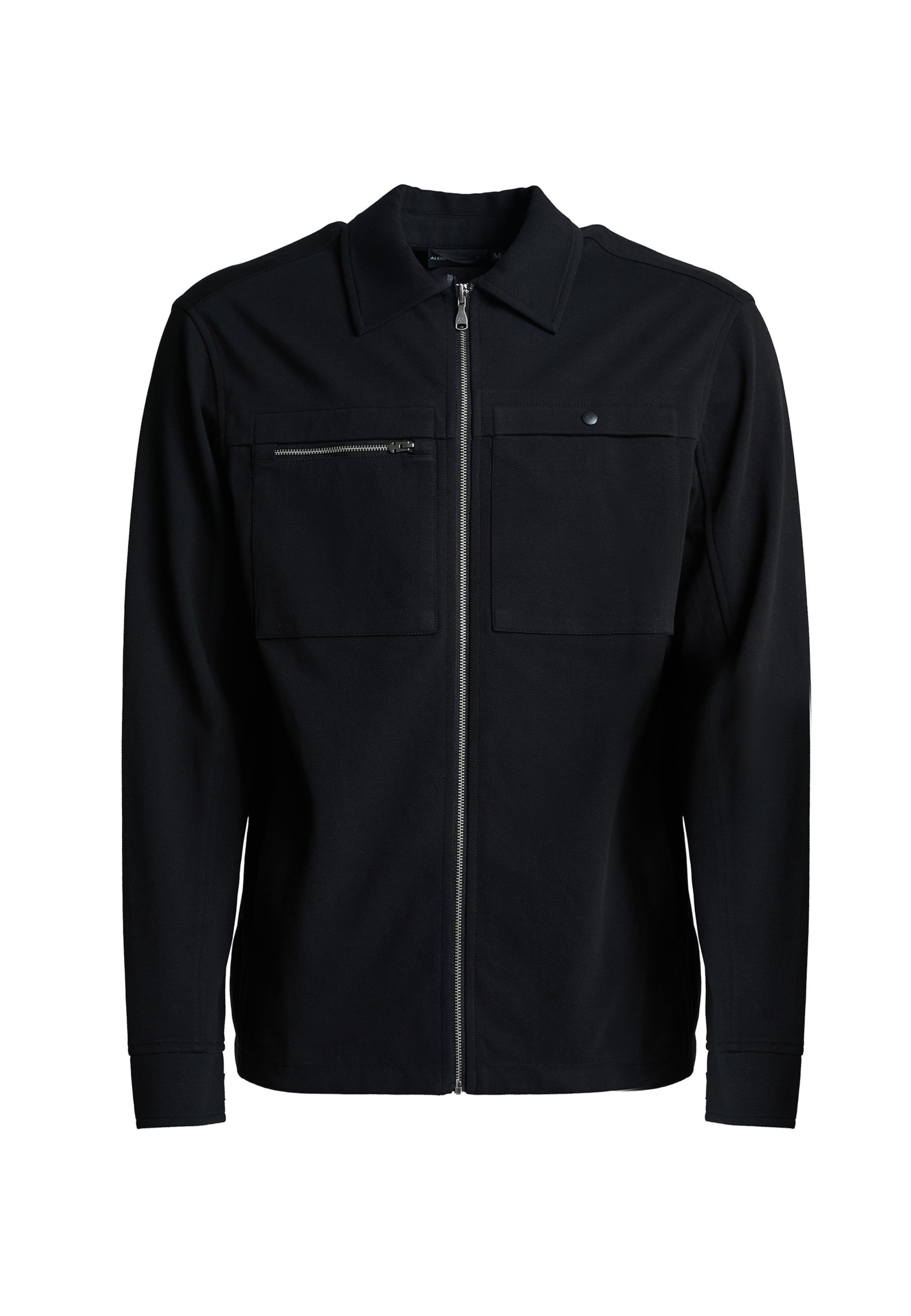 Alessandro Zavetti - Chaqueta de entretiempo 'Vicario' en negro: frente