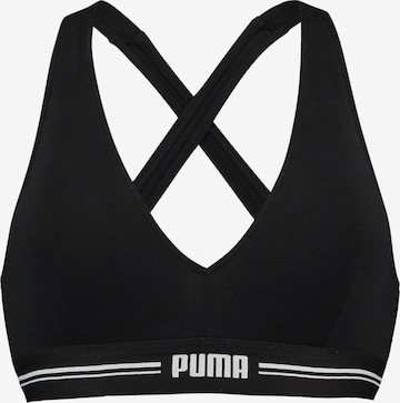 PUMA Sports Bra in Black: front