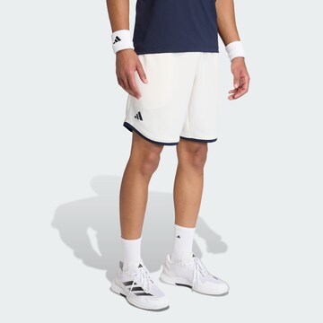 ADIDAS PERFORMANCE Regular Sports trousers in White: front