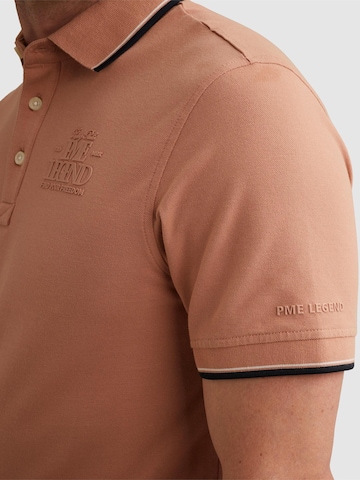 PME Legend - Camiseta 'Polo shirt in piqué with artwork' en rosa