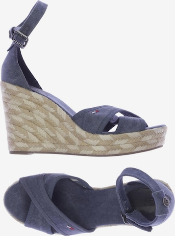 Tommy Jeans Sandalen 38 in Blau: predná strana